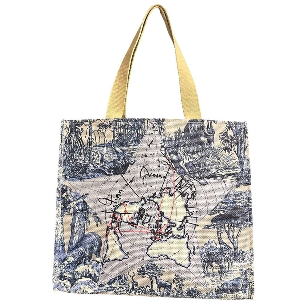Dior Beauty Around The World Toile De Jouy Book Tote Bag Gwp